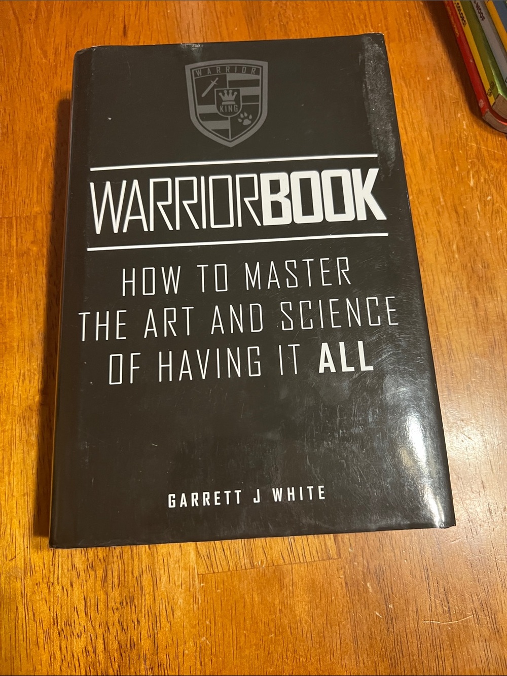 WarriorBook by - Black Hardcover Home Art